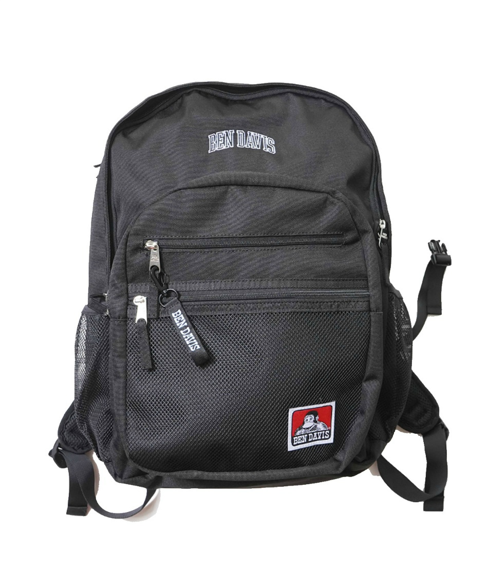 新品⭐︎BEN DAVIS ベンデイビス黒リュック 透明ポーチ付き　31L プラザ BEN DAVIS ベンデイビス リュック レディース メンズ 通学 大