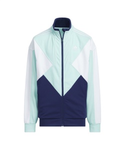 未使用☆ジャージージャケット ZIP FIVE ジャージ 「ZIP FIVE」 袖サイドライン ワンポイント