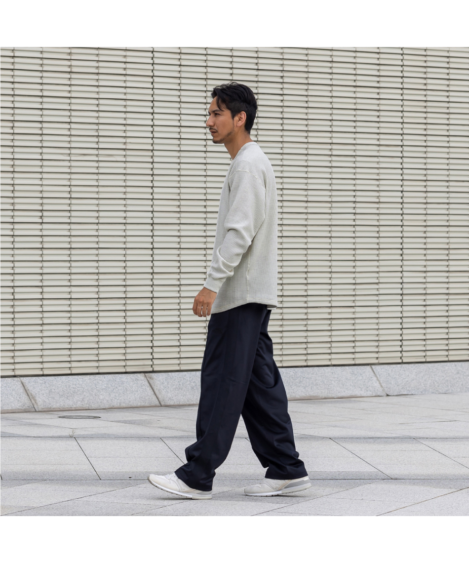 長袖シャツ ロングスリーブウォームワッフルクルー NT62436 WX 【国内