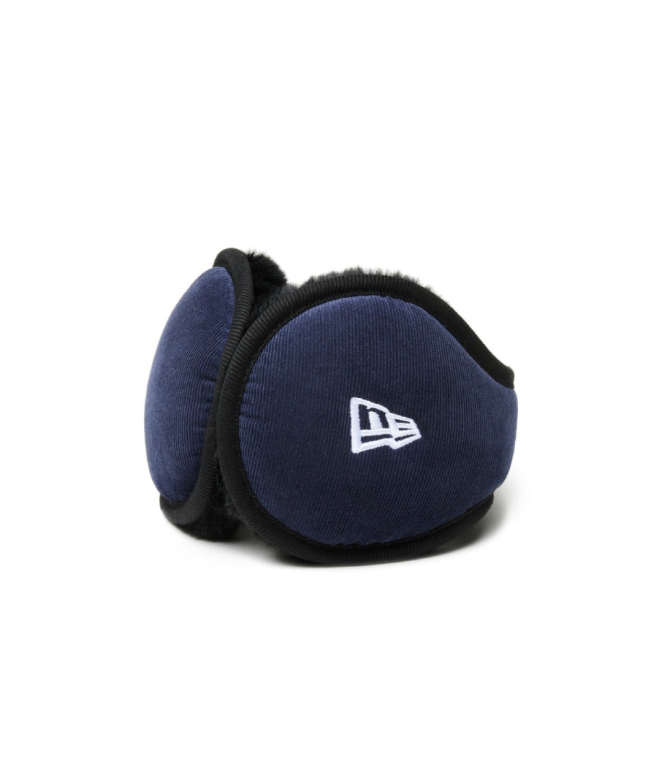ニューエラ(NEW ERA) ゴルフ 耳あて イヤーマフ コーデュロイ ネイビー