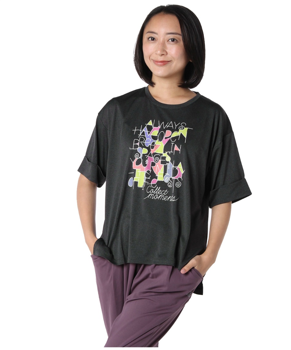 Tシャツ 半袖 染防止 グラフィック半袖Tシャツ AL451102C51 | スポーツ