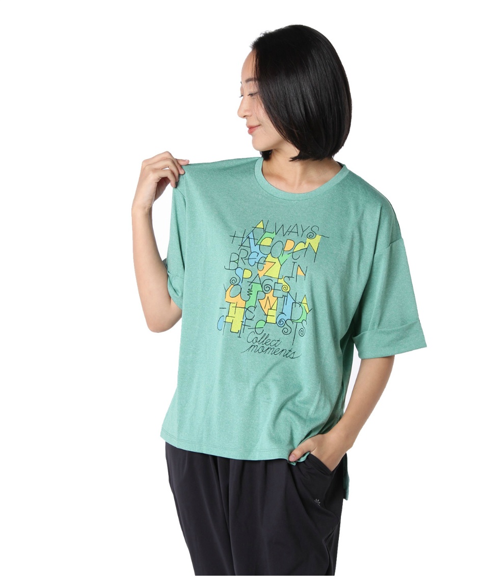 Tシャツ 半袖 染防止 グラフィック半袖Tシャツ AL451102C51 | スポーツ