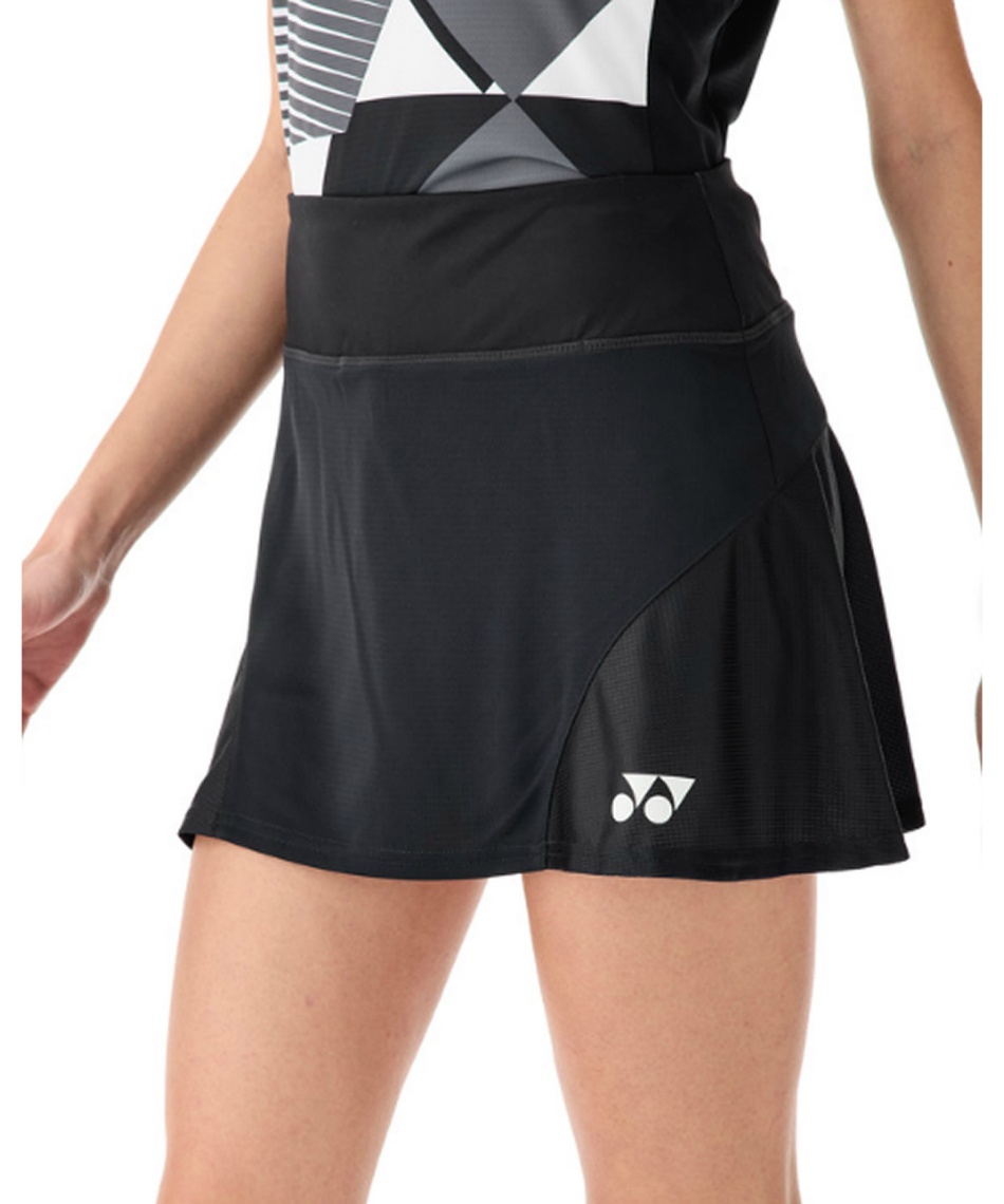 ヨネックス ウィメンズスカート(インナースパッツ付)黒 サイズO ヨネックス(YONEX) テニスウェア バドミントンウェア スコート