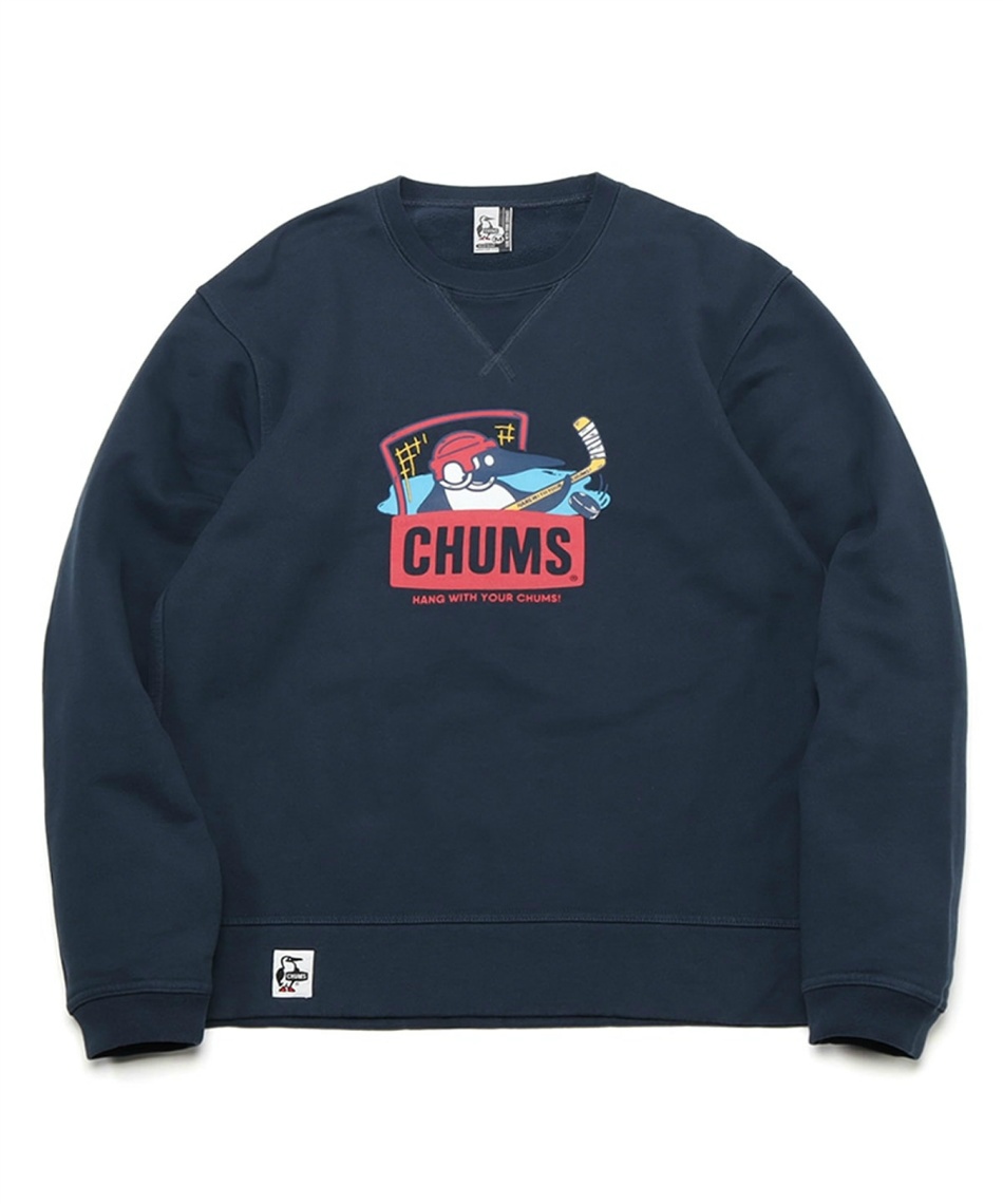 チャムス(CHUMS)ブービーアイスホッケークルートップ CH10-1462-W003 トレーナー スウェット(Lady’s) スウェット トレーナー ブービーアイスホッケークルートップ CH00-1462