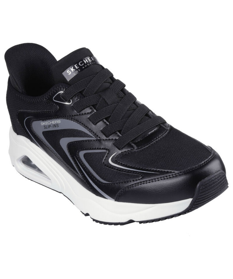スケッチャーズ SKECHERS ウォーキングシューズ メンズ スリップインズ トレスエア ウノ ビジョンエアリー 183083-BLK ウォーキングシューズ スリップインズ トレスエア ウノ ビジョン
