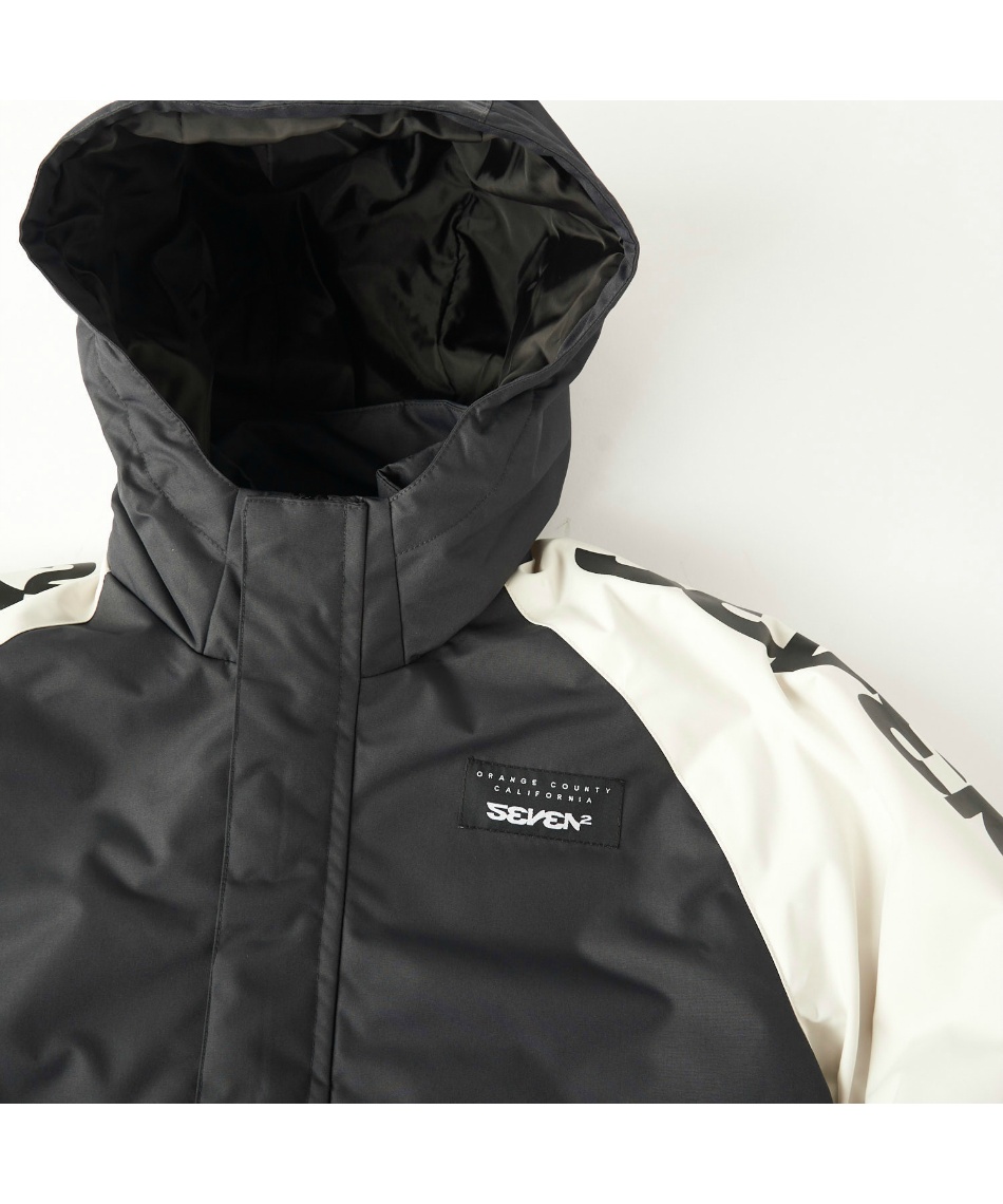 〇 セブン2(SEVEN2) スキーウェア 上下セット 調整付き切替スノー