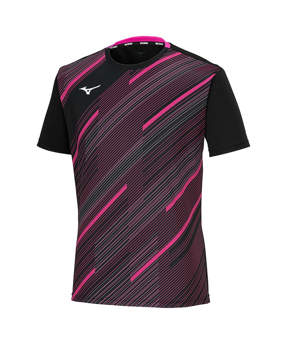 Mizuno バドミントンシャツ Mサイズ ブラック MIZUNO ソフトテニス バドミントン ウェア ミズノ Tシャツ