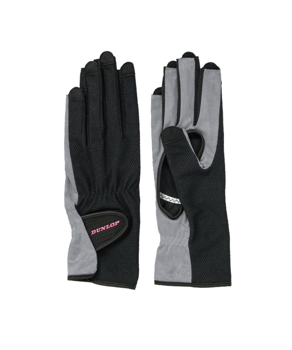 DUNLOP - DUNLOP テニスグローブ Mサイズ TGG0118W ダンロップ(DUNLOP) テニス用手袋 テニスグローブ ネイルスルー