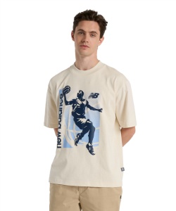 l|Cg54pt j[oX(new balance) oXPbg{[EFA Vc Hoops Graphic Vintage TShirt MT51605LIN Y LIN L