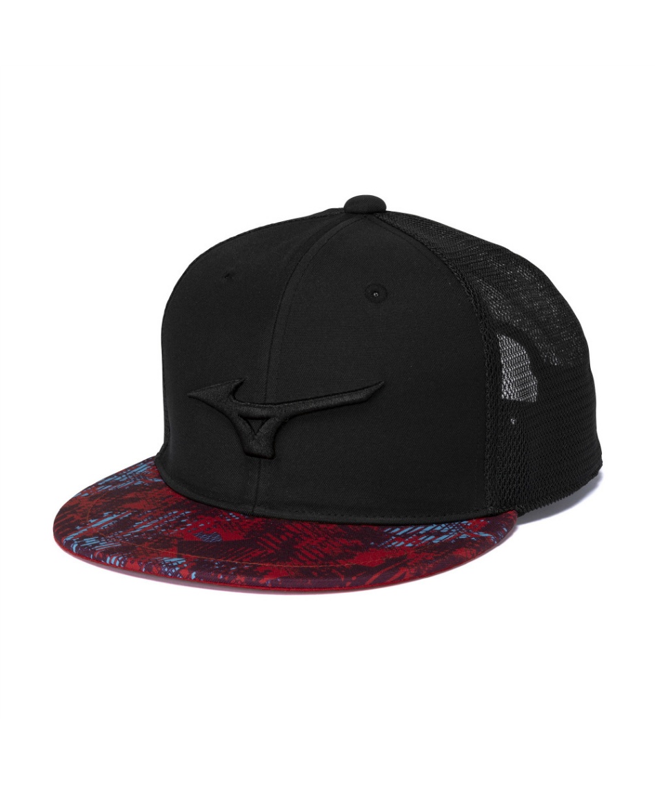 ミズノ(MIZUNO) 野球 練習帽子 フラットキャップ 12JWCX9562