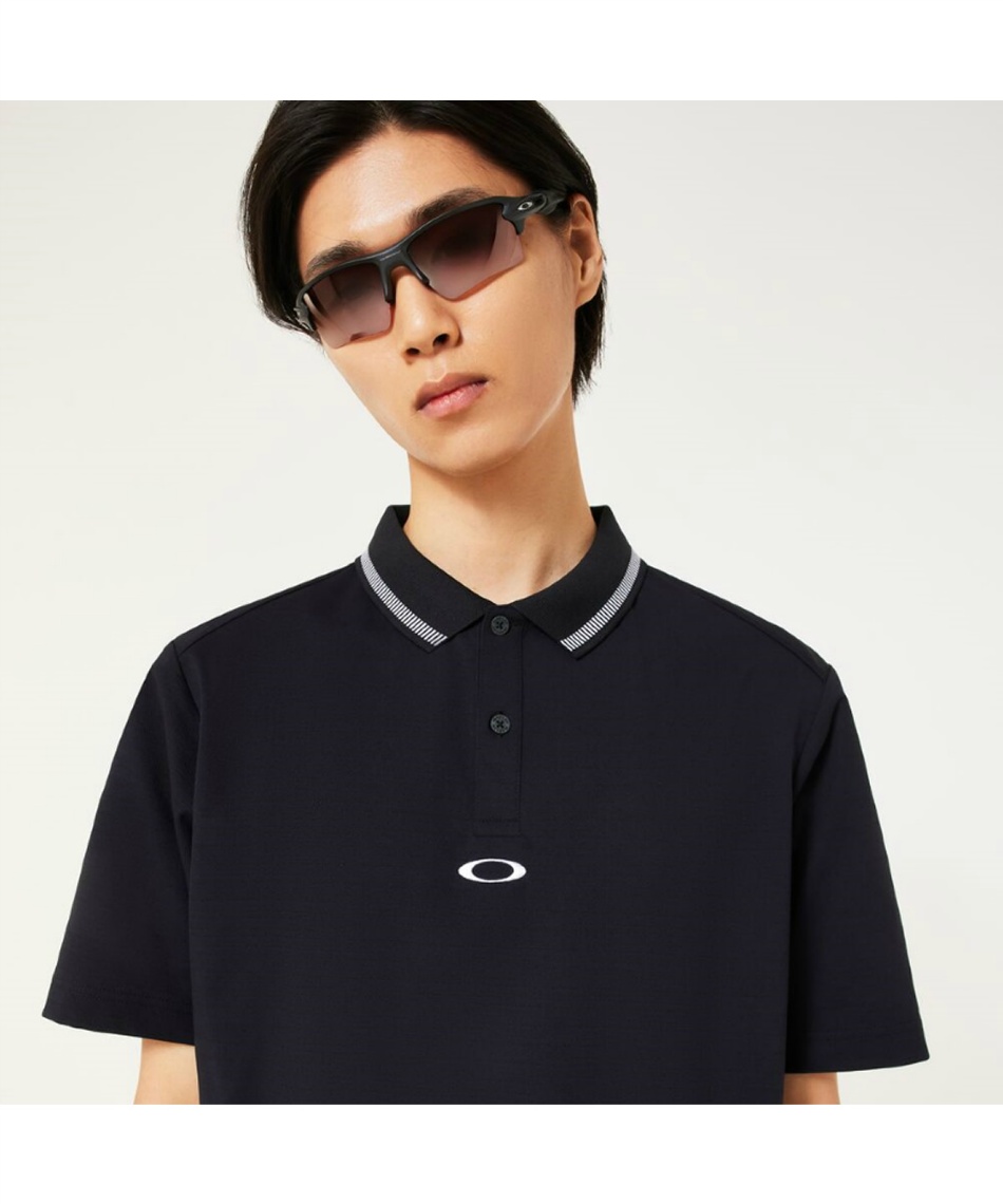 【デサント】人気立体ロゴマーク×襟ロゴネーム 半袖ゴルフポロシャツLL デサント】人気立体ロゴマーク×襟ロゴネーム 半袖ゴルフ