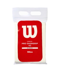 WILSON（ウィルソン）グリップテープ（ウェット）30本入り（白） □即決□ウィルソン( WILSON ) グリップテープ□30本入（白）