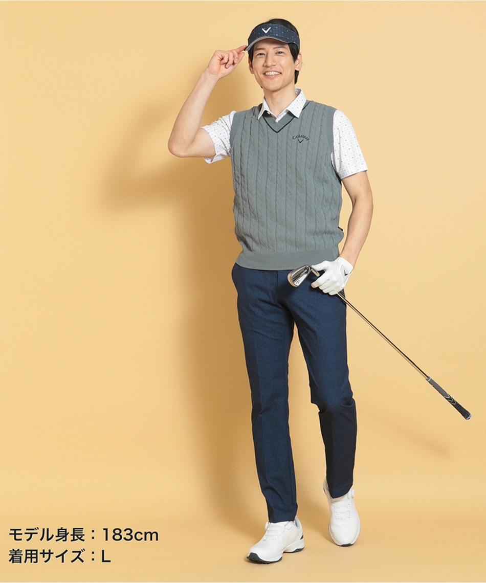 キャロウェイ(Callaway) ゴルフウェア ニットベスト MVネック