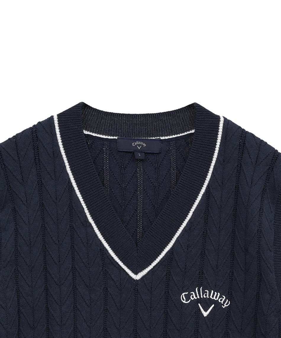 キャロウェイ(Callaway) ゴルフウェア ニットベスト MVネックニット