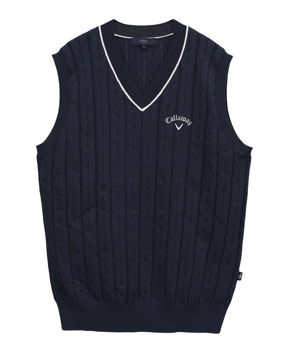 新品未使用☆キャロウェイ ニットベスト　M キャロウェイ(Callaway) ゴルフウェア ニットベスト MVネックニット