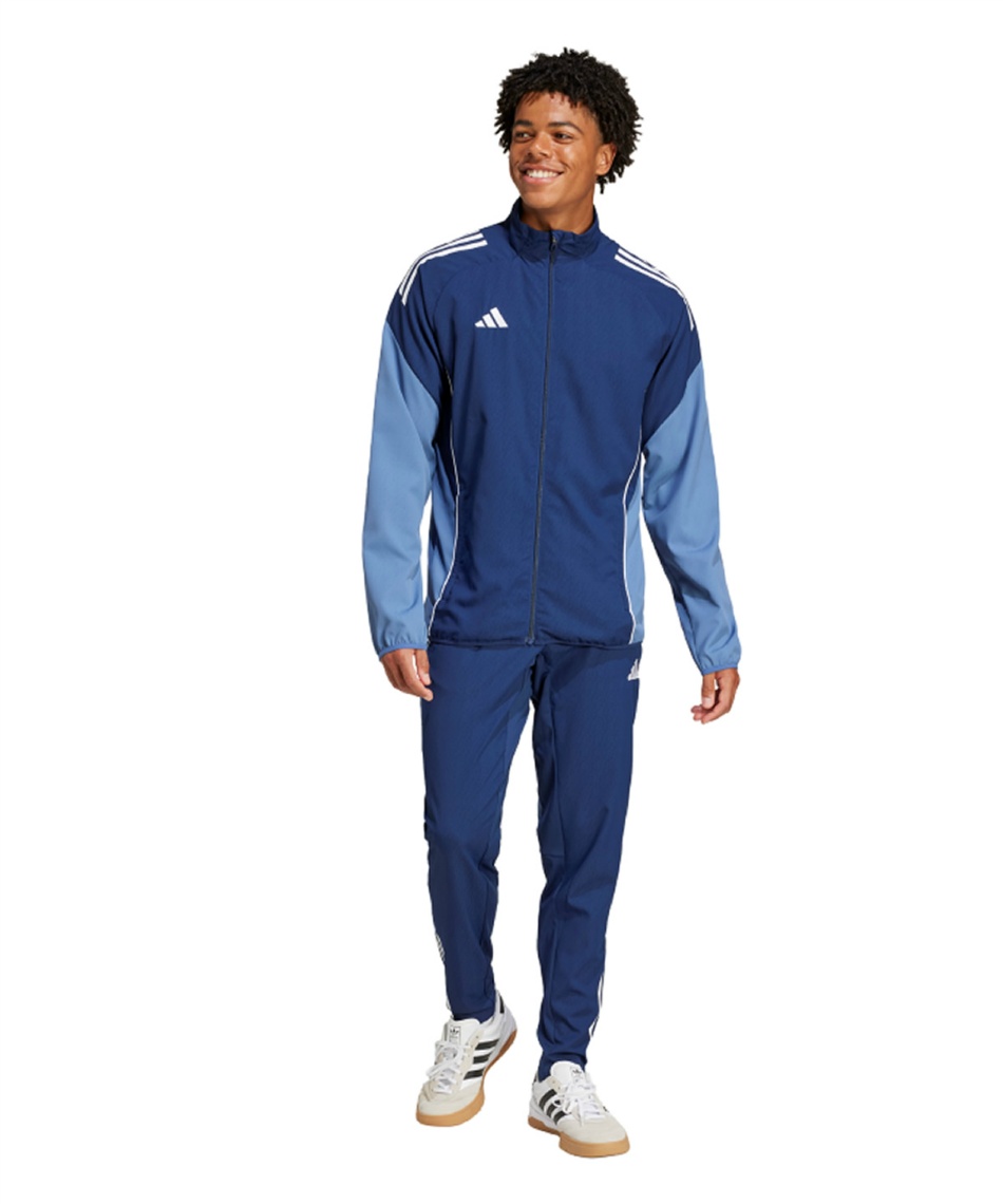 adidas　稀少新品タグ付　サッカーウェアジャパン　ブルー　サイズ160(S) アディダス(adidas) サッカーウェア ウインドブレーカーパンツ ティロ