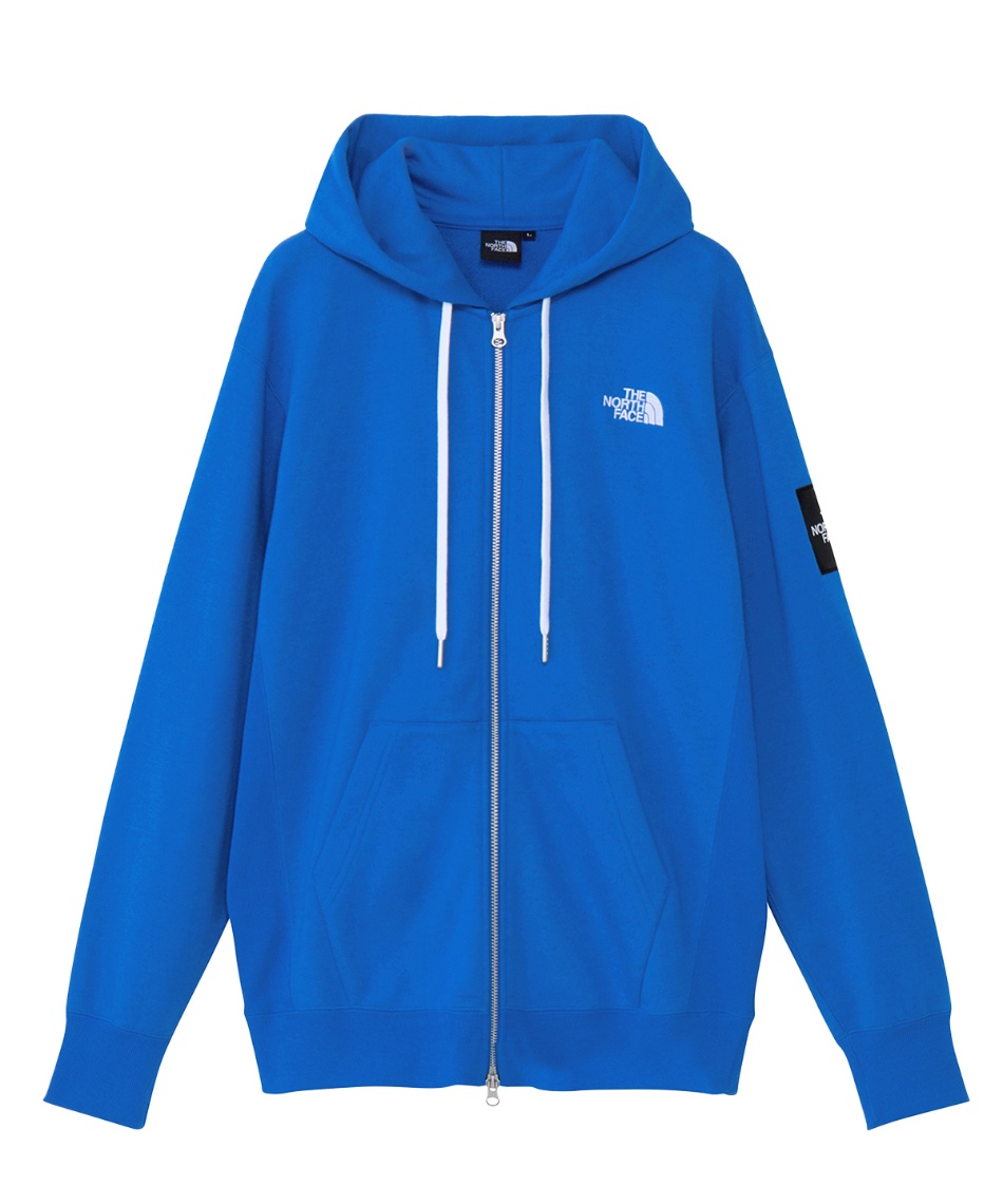 THE NORTH FACE ネイビー フルジップパーカー Lサイズ スウェットパーカー SQARE LOGO FULLZIP NT12335-HB 【国内正規品
