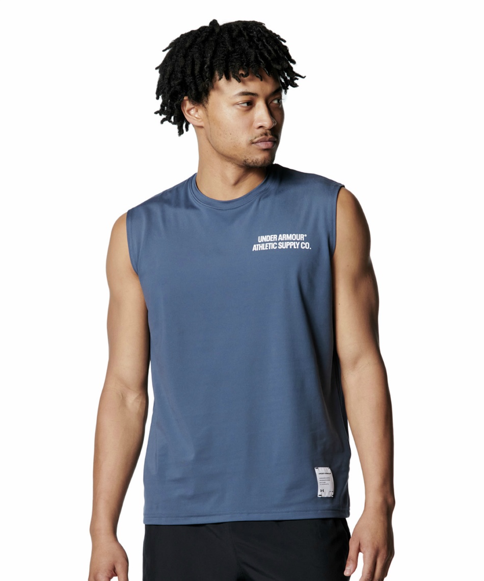 スポーツウェア ノースリーブ UA MOTIVATE GRAPHIC SLEEVELESS