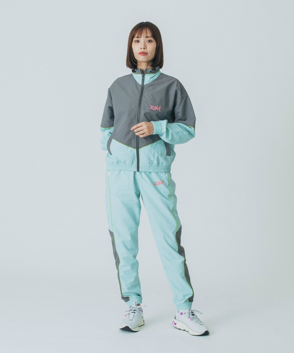 エックスガール(X-girl) ウインドブレーカー ジャケット ワッシャー