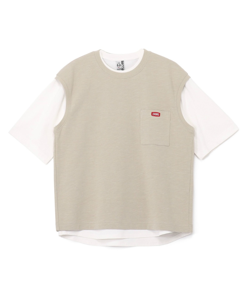 �l���|�C���g54pt 20% OFF�^SALE �y���������z�`�����X(CHUMS) T�V���c ���� �L�[�X�g�[�����C���[�hT�V���c CH00-1493 �����Y Greige XL