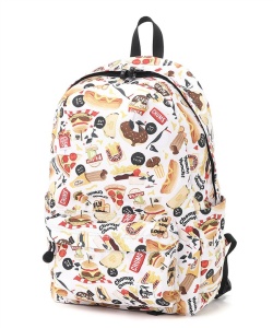 �l���|�C���g83pt 15% OFF�^SALE �y���������z�`�����X(CHUMS) �o�b�N�p�b�N ���T�C�N���n���P�[���f�C�p�b�N CH60-3961-FAST FOOD �����Y ���f�B�[�X FAST FOOD