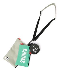 l|Cg48pt 10% OFF^SALE `X(CHUMS) V_[obO 3PV_[|[`XEFbgiC 3P Shoulder Pouch Sweat Nylon CH60-3625-MINT/LT.GRAY Y fB[X MINT^LGY