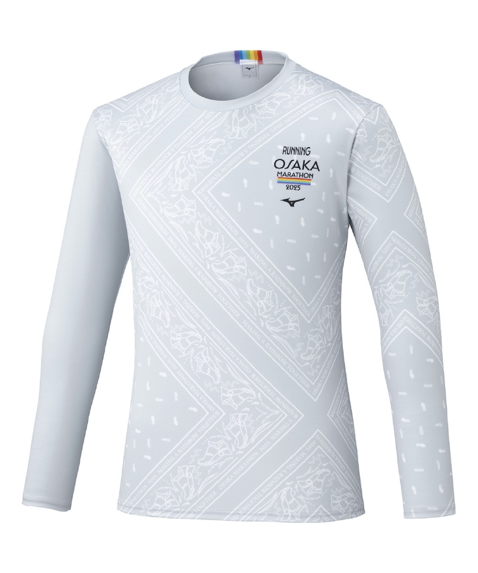 ランニングウェア Tシャツ 長袖 大阪マラソン2025 大会記念Tシャツ