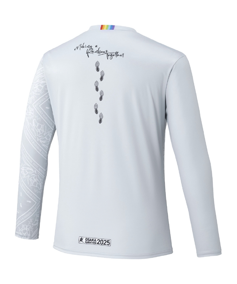 ランニングウェア Tシャツ 長袖 大阪マラソン2025 大会記念Tシャツ