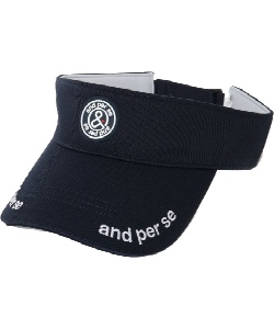 獲得ポイント50pt 【送料無料】アンパスィ(and per se) ゴルフ サンバイザー ツイルバイザー AUS8715 【2025年春夏モデル】 メンズ 30 F