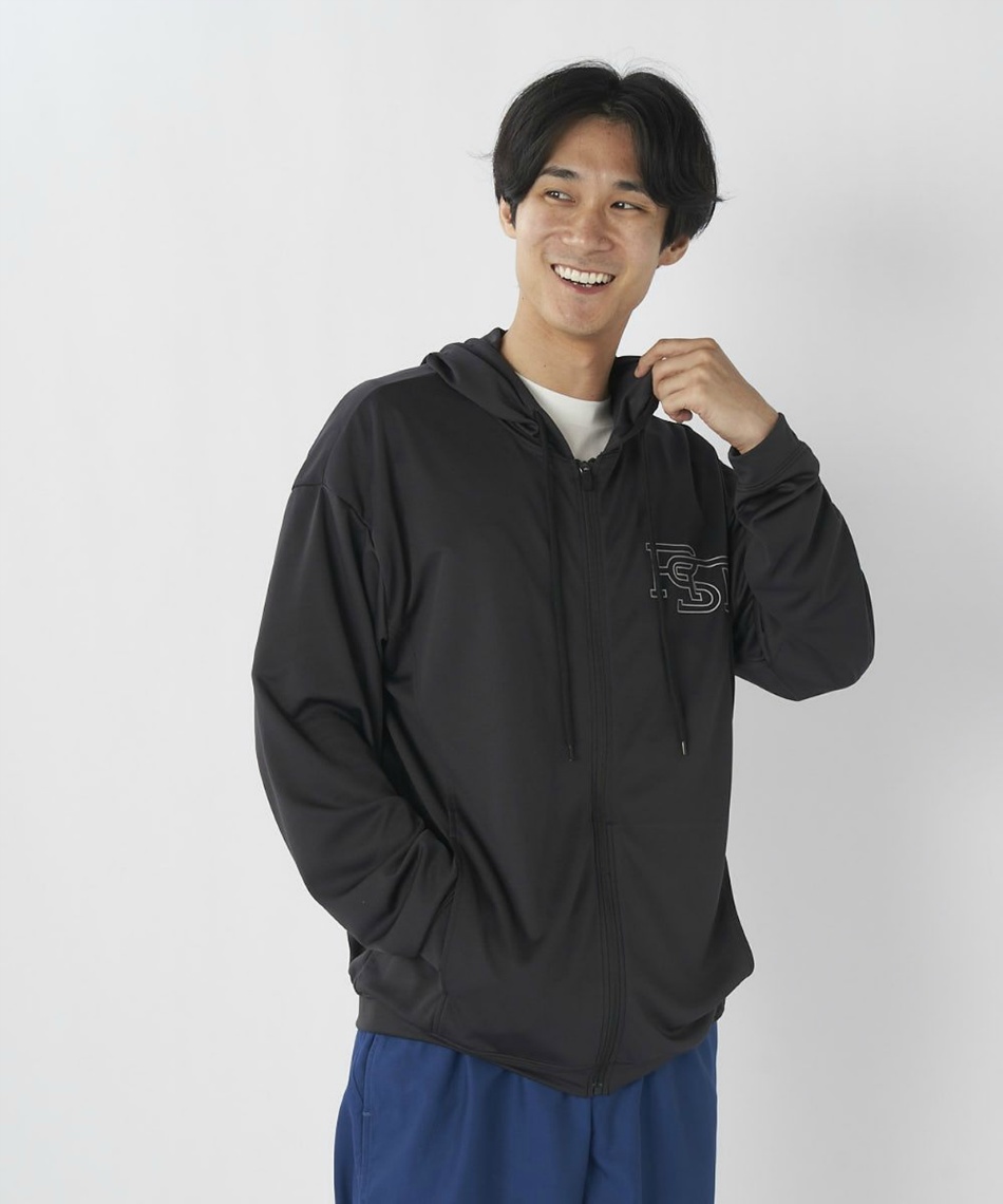 ラスティ(RUSTY) ラッシュガード 長袖 RSTバックロゴ UVメッシュ