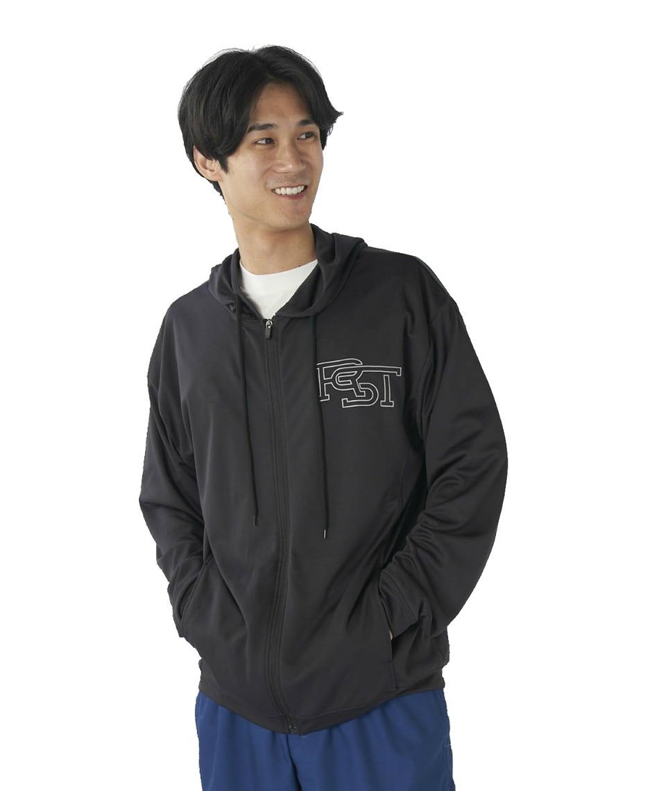 ラスティ(RUSTY) ラッシュガード 長袖 RSTバックロゴ UVメッシュ