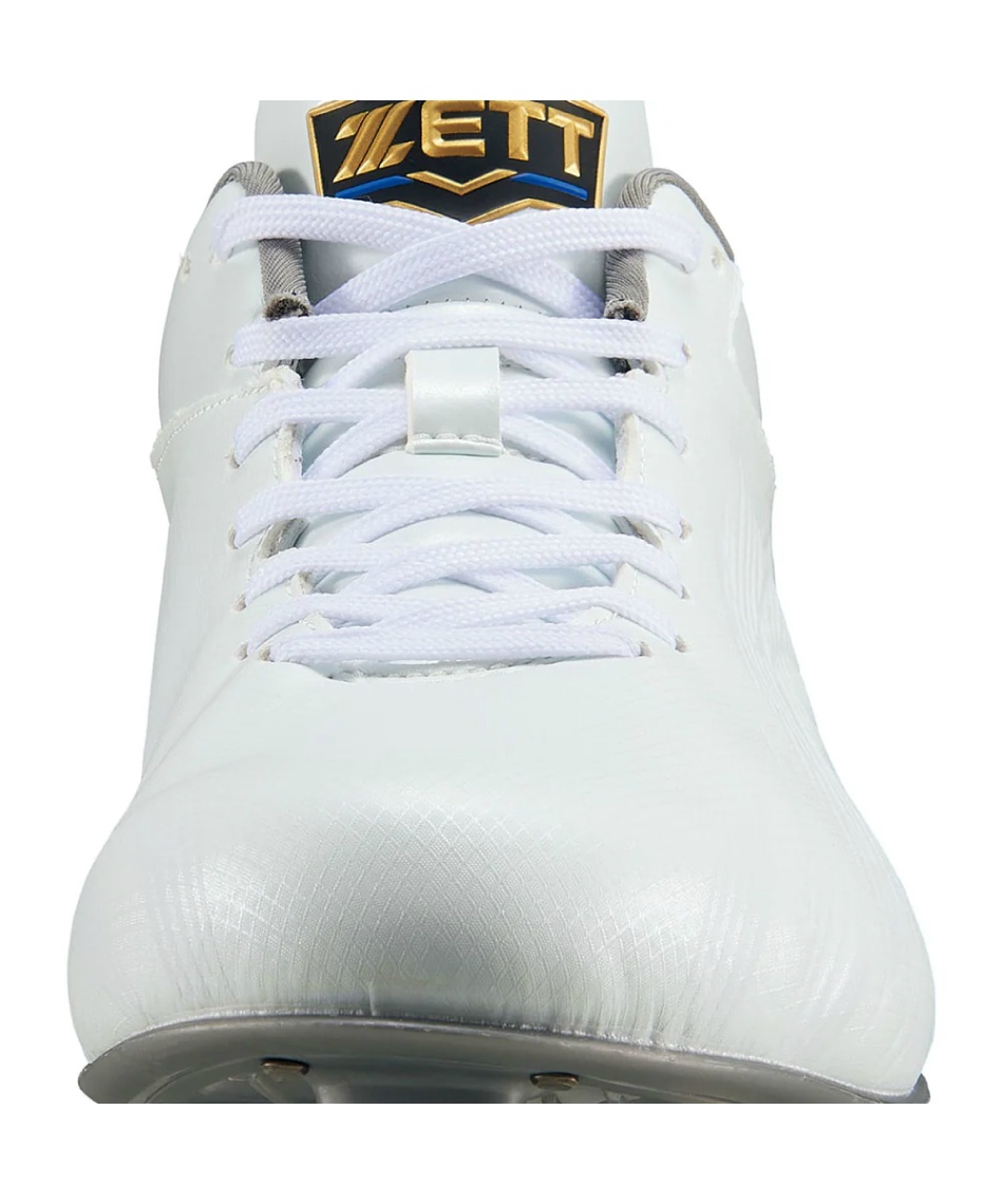 ゼット野球 メンズ 埋込みスパイク 金属 ネオステイタスWH 野球シューズ ベルクロ 白 ホワイト BSR2806WH : ゼット(ZETT) 野球 埋め込みスパイク ネオステイタスWH