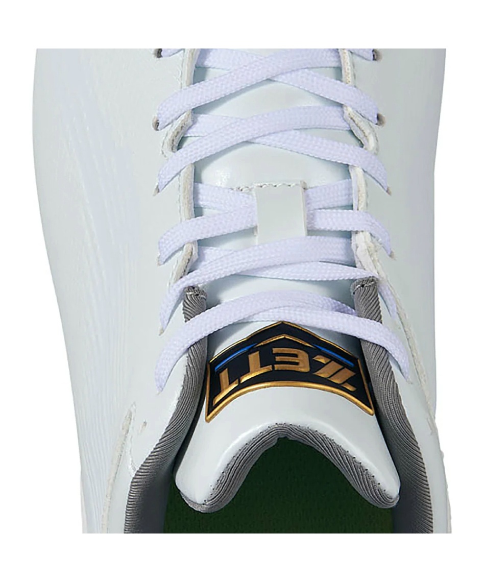 ゼット野球 メンズ 埋込みスパイク 金属 ネオステイタスWH 野球シューズ ベルクロ 白 ホワイト BSR2806WH : ゼット(ZETT) 野球 埋め込みスパイク ネオステイタスWH