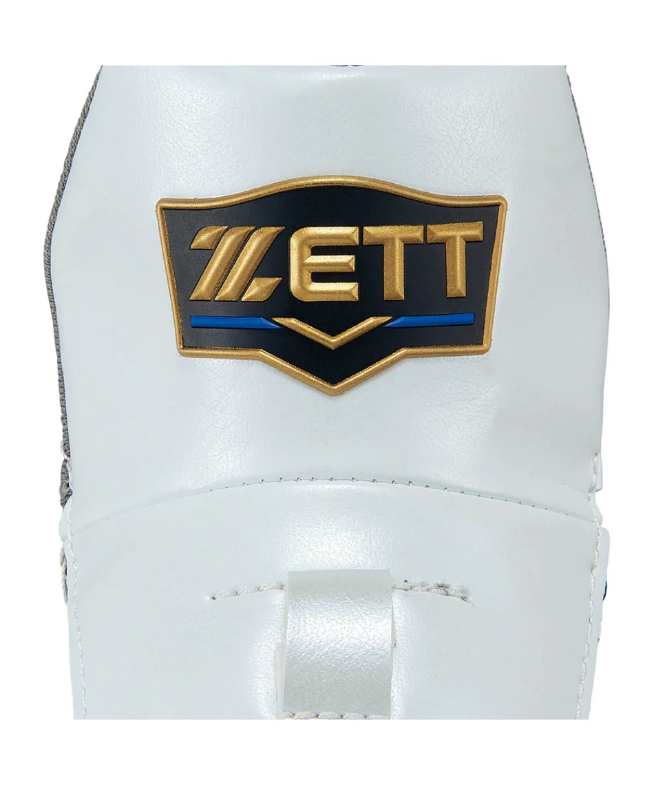 ゼット野球 メンズ 埋込みスパイク 金属 ネオステイタスWH 野球シューズ ベルクロ 白 ホワイト BSR2806WH : ゼット(ZETT) 野球 埋め込みスパイク ネオステイタスWH