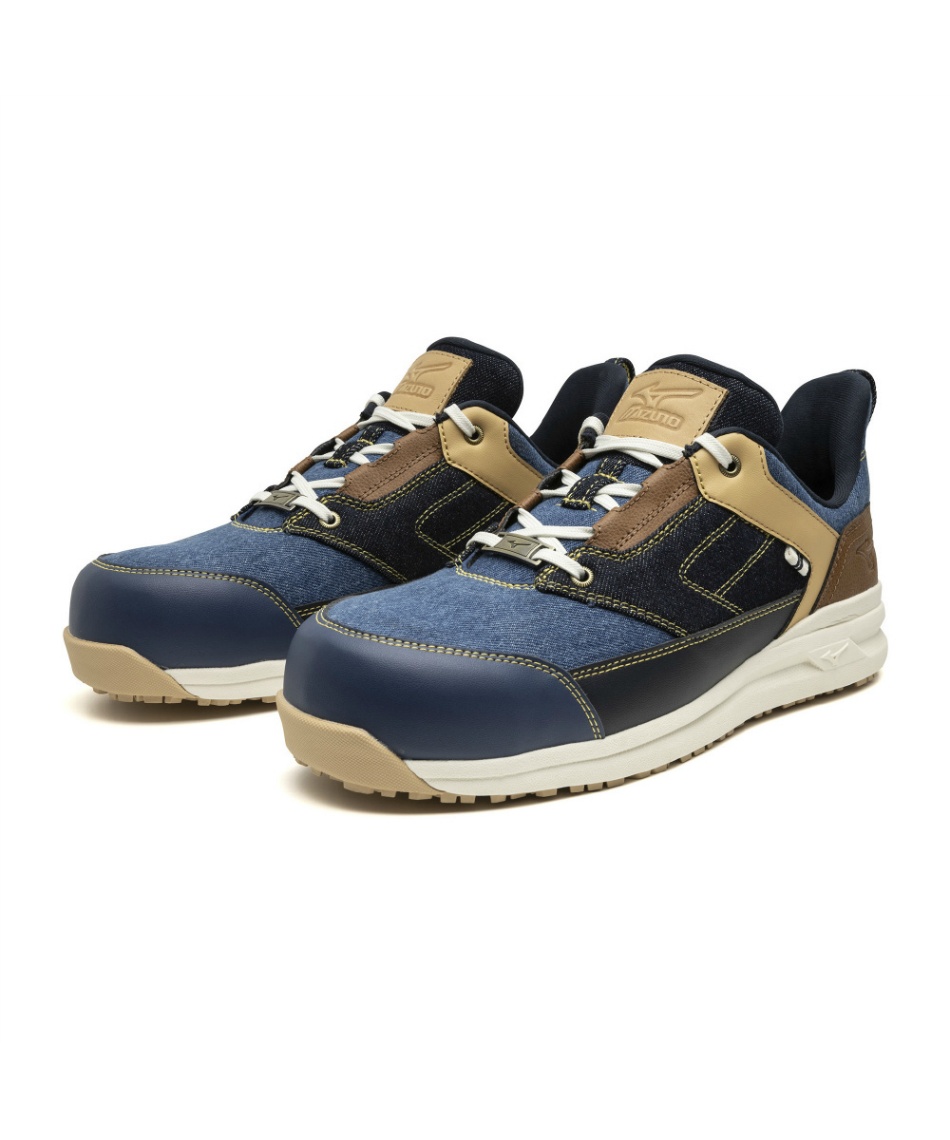 ミズノ(MIZUNO) 安全靴 オールマイティLS2 11L DENIM F1GA2515 【ご