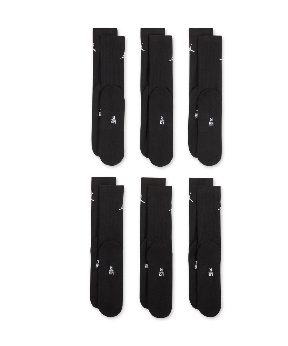 バスケットボール パックソックス CUSH PLY CREW6PR-144 HV6228-010