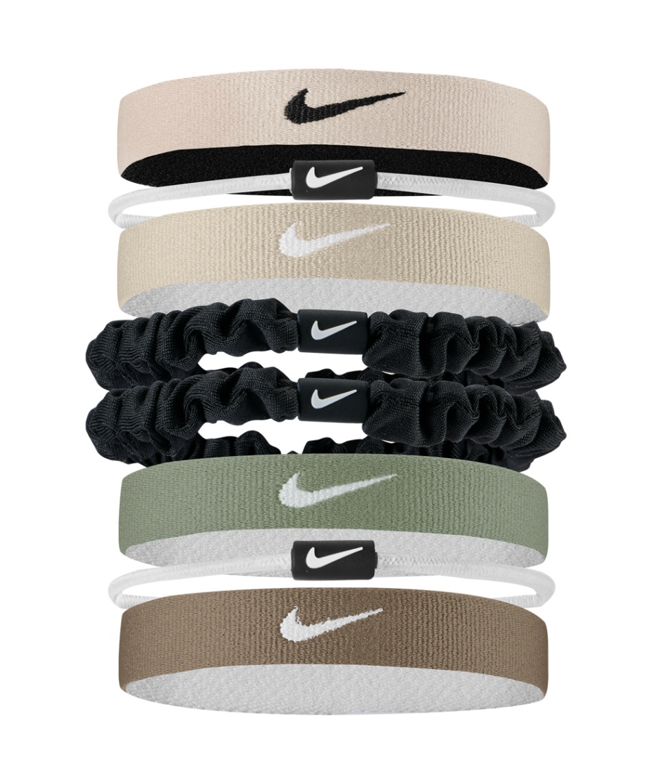 ナイキ(NIKE) ヘアバンド フレックス ミックスヘアタイ 8本