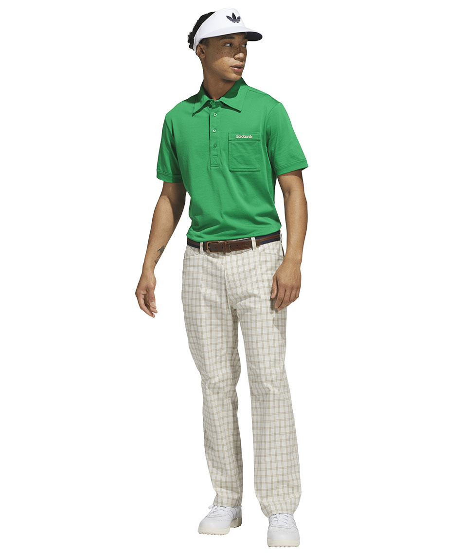 REV. GOLF 半袖ポロシャツ、バケットハット　セット アディダス(adidas) ゴルフウェア ポロシャツ 半袖 OG チェスト