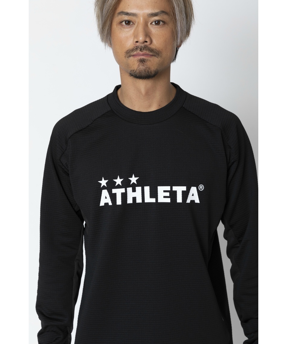 アスレタ(ATHLETA) サッカーウェア プラクティスシャツ 長袖 グリッド