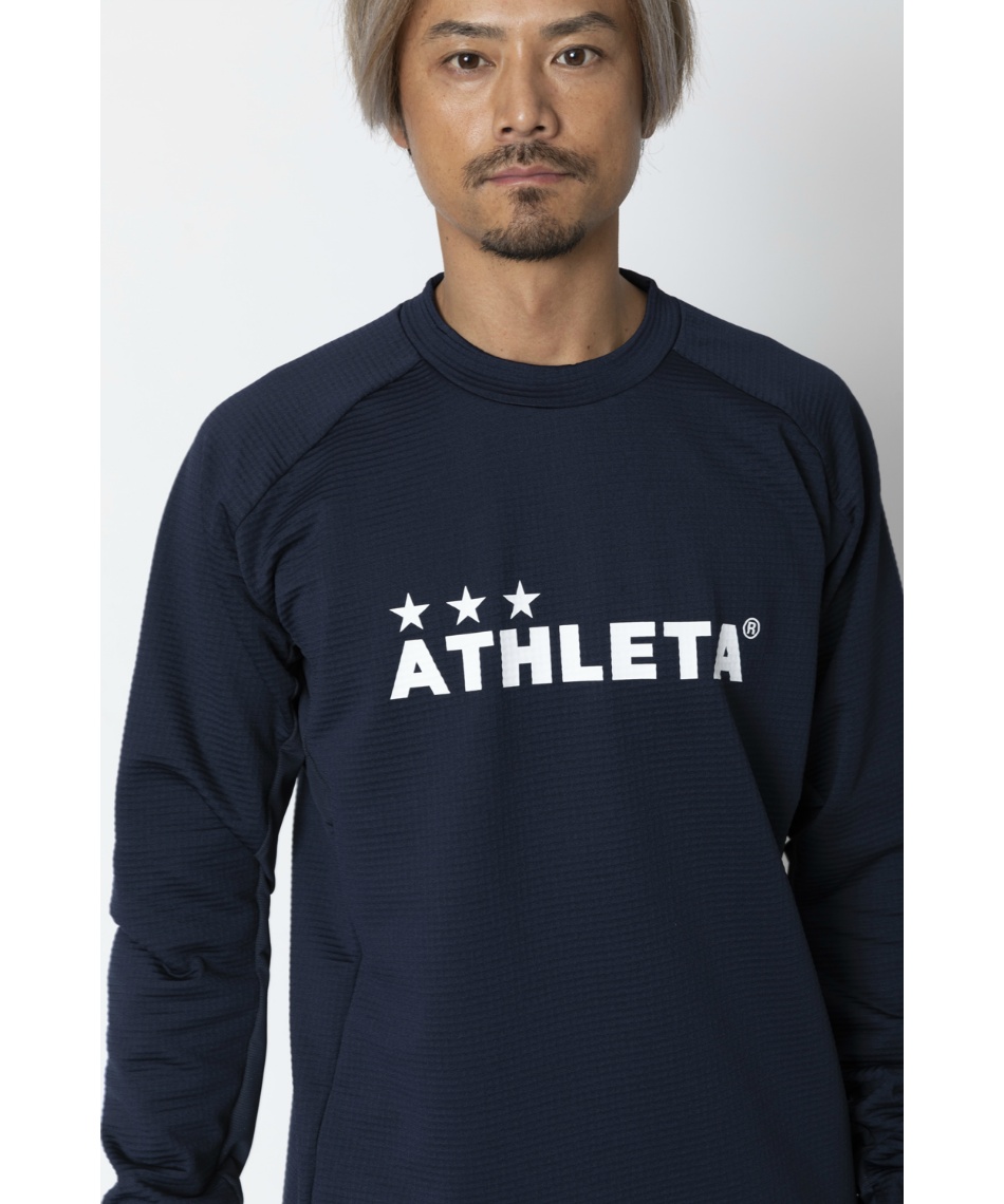 アスレタ(ATHLETA) サッカーウェア プラクティスシャツ 長袖 グリッド