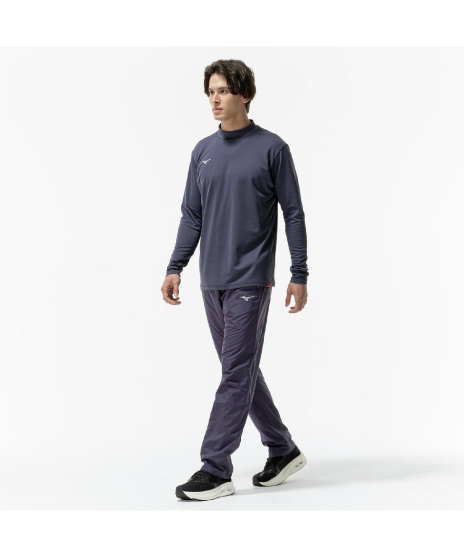 ミズノ(MIZUNO) スポーツウェア 長袖 吸湿発熱 ブレスサーモハイネック