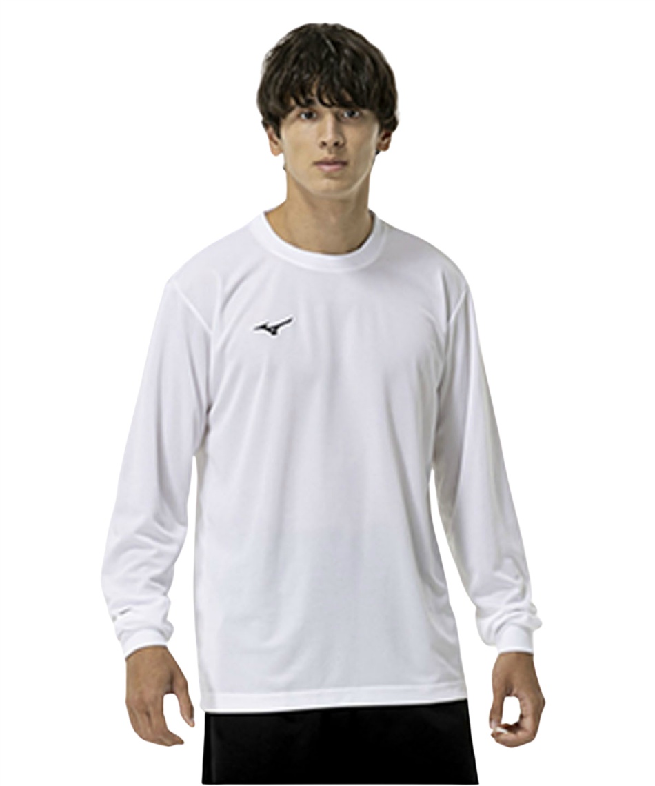 ミズノ(MIZUNO) スポーツウェア 長袖 ナビドライTシャツ 丸首 32MAC195