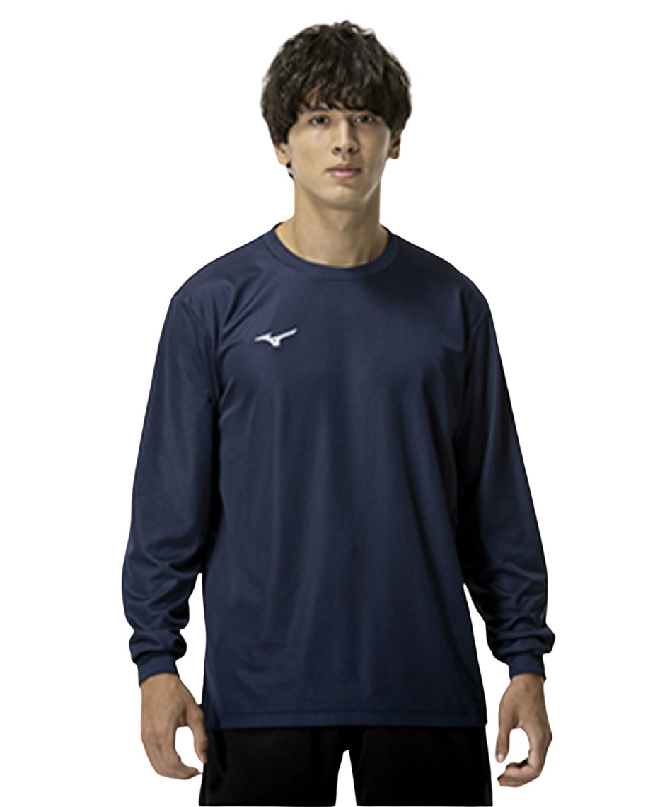 ミズノ(MIZUNO) スポーツウェア 長袖 ナビドライTシャツ 丸首 32MAC195