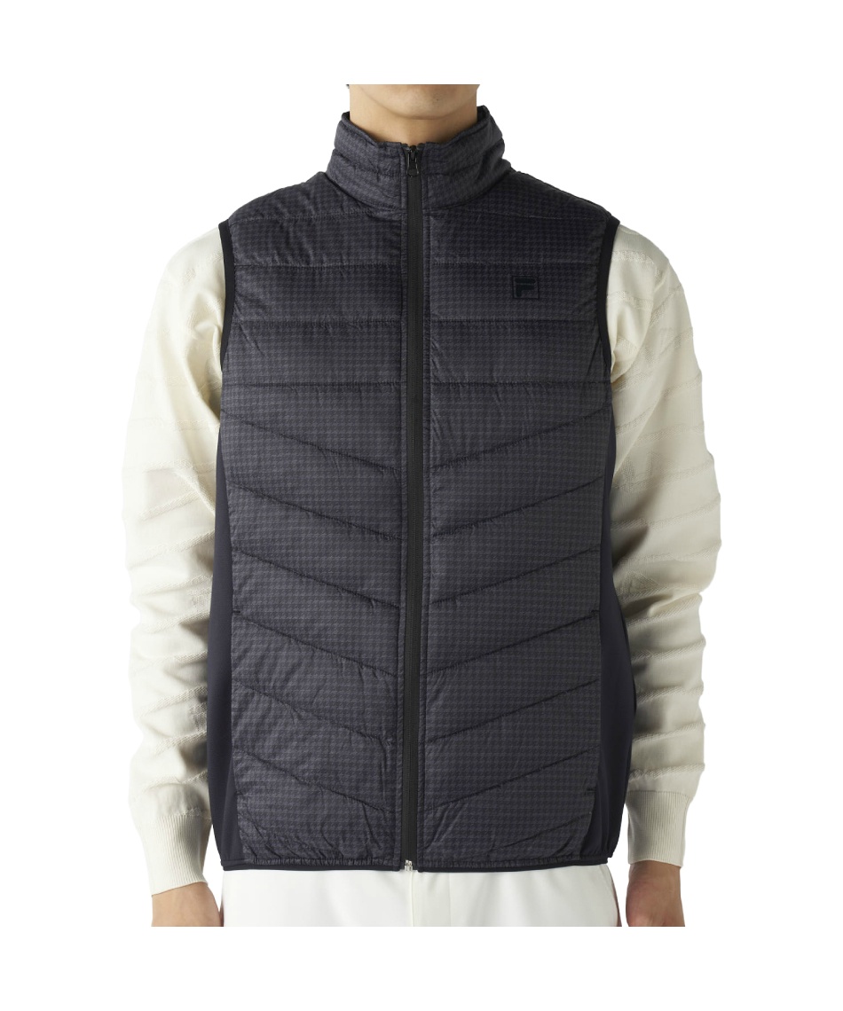 フィラ(FILA) ゴルフウェア アウターベスト 極薄ハイブリッドダウン