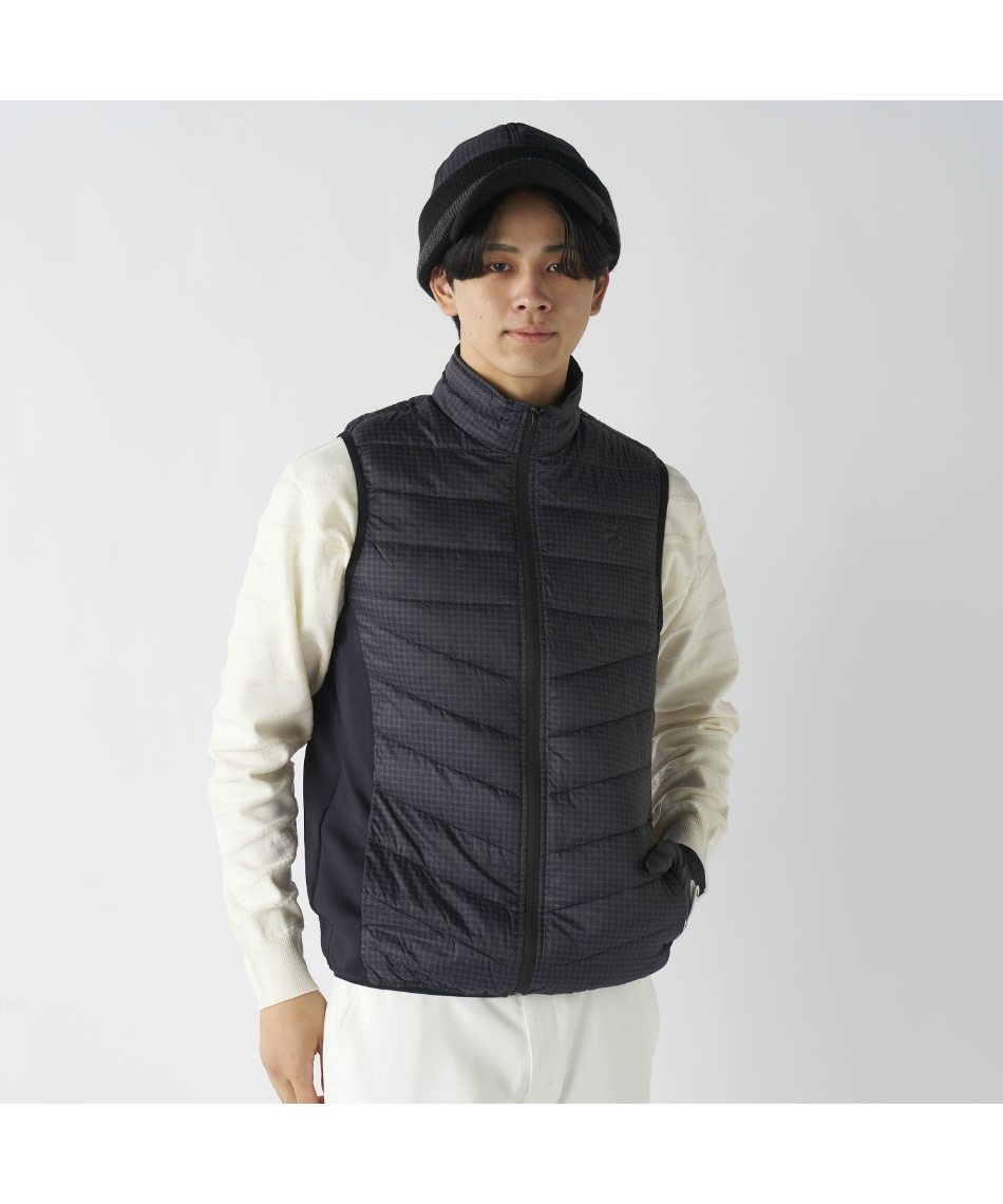 フィラ(FILA) ゴルフウェア アウターベスト 極薄ハイブリッドダウン