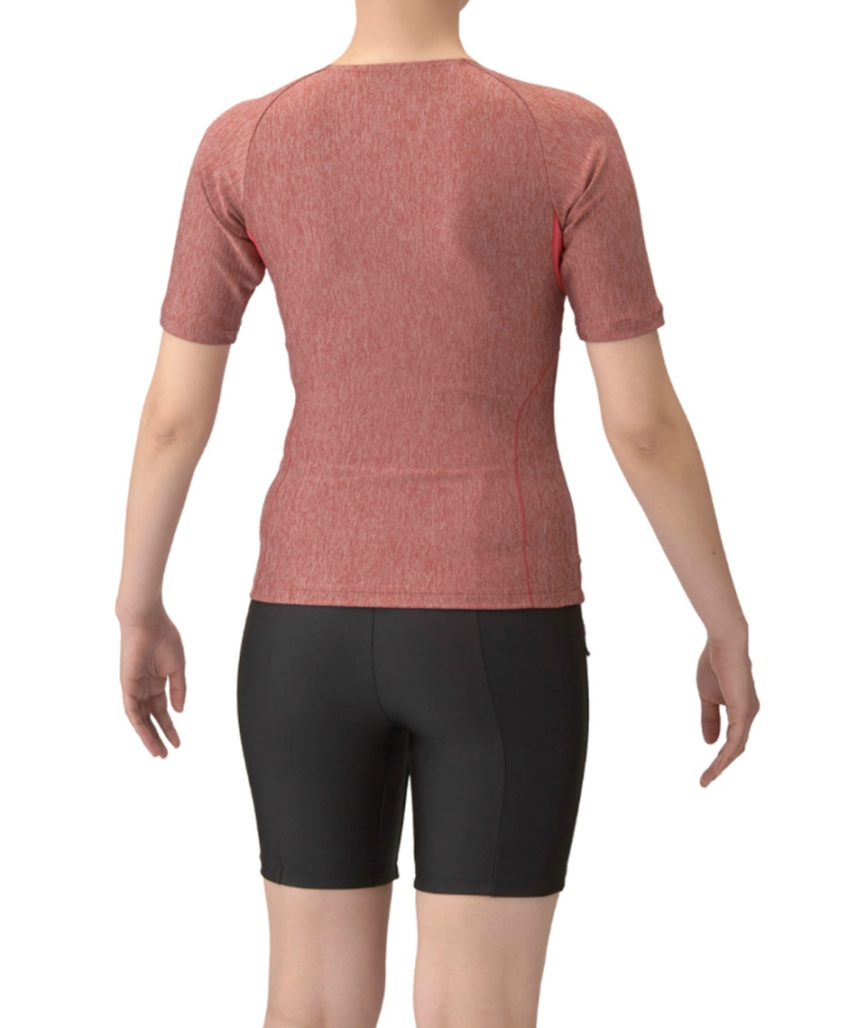 アリーナ(arena) フィットネス水着 セパレート レディース スラットフルジップ半袖セパレーツ AS5SWF43L-OROR アリーナ(arena) フィットネス水着 セパレート スラットフルジップ半袖