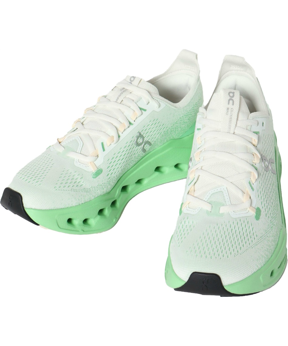 On Cloudサーファーマックス ホワイト/ミントグリーン On Cloud