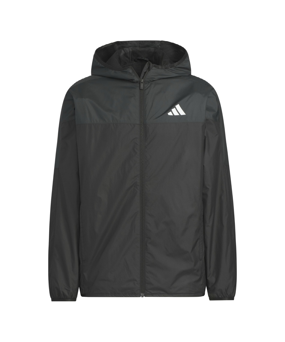 adidas JFA ウィンドブレーカー ブラック フード収納付き Mサイズ adidas JFA ウィンドブレーカー ブラック フード収納付き Mサイズ