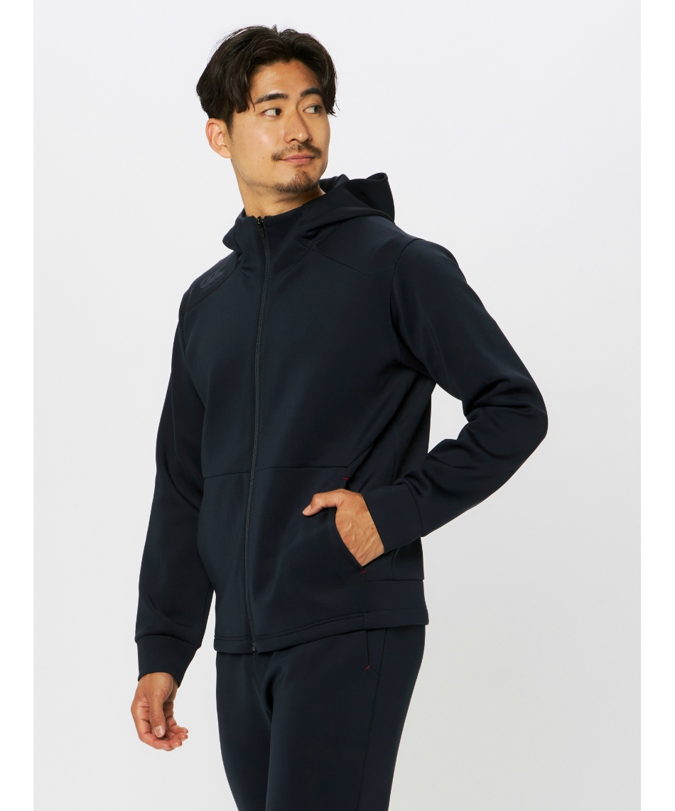 カンタベリー　ALL BLACKS オフィシャルフーディージャケット カンタベリー（Canterbury） フィールドジップフーディー ジャケット