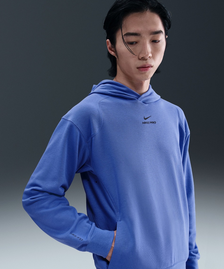 NIKE / パーカー/M/コットン/BLU/IB3003-485 ナイキ(NIKE) スウェットパーカー Dri-FIT ミッドレイヤー